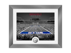 Highland Mint Obraz Buffalo Bills NFL Art Deco Stadium Silver Coin Photo Mint
