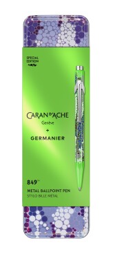 Caran d'Ache, NM0849.116, 849™ Germanier, kuličkové pero Kévin Germanier, neonově zelená, 1 ks