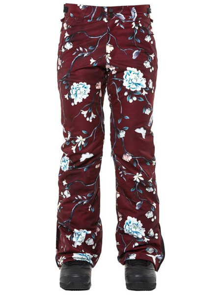 ROJO JEAN WINTER FLORAL dámské zimní kalhoty - L