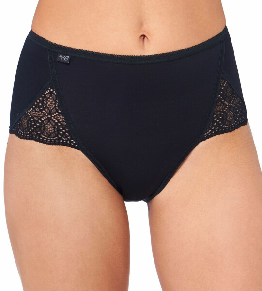 Dámské kalhotky Sloggi Pure Sense Luxe Maxi C2P černé BLACK 42