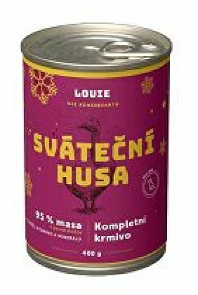 Louie Dog konz. Sváteční husa 400g