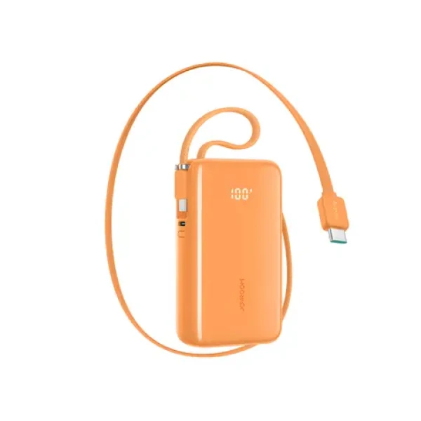 Joyroom JR-PR2L oranžová / Powerbanka / 10000mAh / 35W / 1x USB-C / 2 kabely USB-C