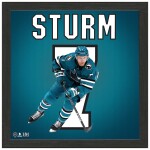 Obraz San Jose Sharks NHL Nico Sturm #7 Impact Jersey