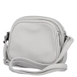 Trendy dámská koženková crossbody kabelka Cica, šedá