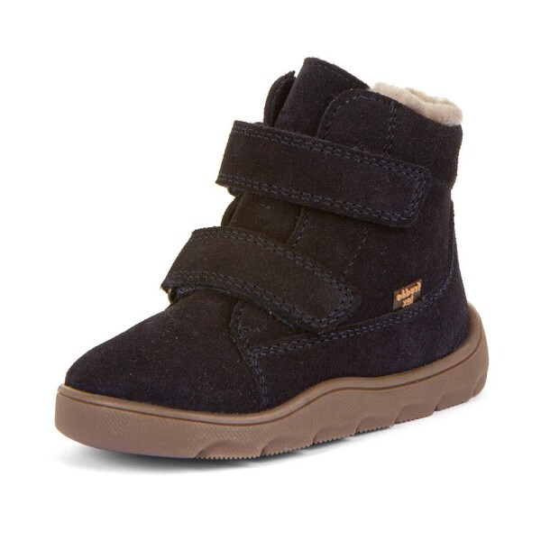 Chlapecké zimní barefoot boty ZERU TEX FURRY Dark Blue Froddo G2110151 - 29