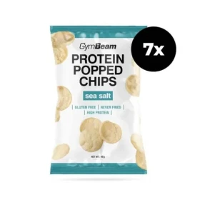 Proteinové chipsy - GymBeam (mořská sůl, 7 x 40 g) (37996-7-7x40g-seasalt)