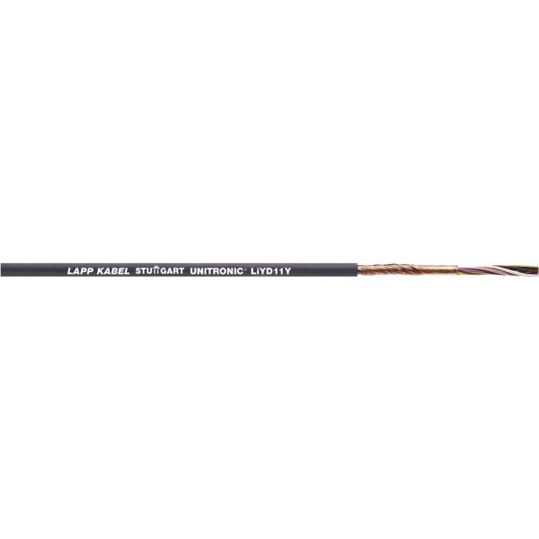 LAPP 33203/100 datový kabel UNITRONIC® LiYD11Y 3 x 0.14 mm² černá 100 m