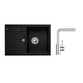 Set dřezu a baterie Blanco Metra 45 S 78x50 cm antracit SETB3 SETB3 SETB3