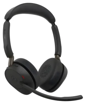 Jabra Evolve3 65 MS + nabíjecí stojánek USB-A černá / Bezdrátová sluchátka / mikrofon / ANC / USB-A + Bluetooth (36599-999-989)