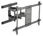 Nástěnný držák TV 43"-90" černá / Nástěnný držák TV / naklápěcí a otočný / VESA max 800x400 / nosnost 60 kg (BP0115)