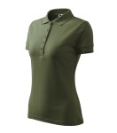 Pique Polo polokošile dámská khaki 2XL
