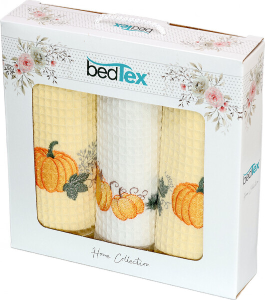 Dárková sada vaflových utěrek 3 ks Dýně