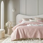 DumDekorace Světle růžový velurový přehoz Feel 170 x 210 cm