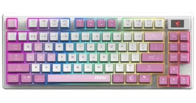 MSI FORGE GK600 TKL fialová / Bezdrátová herní klávesnice / mechanická / 2,4GHz / BT / RGB / USB-C / CZ+SK layout (S11-43CSQ01-HH9)