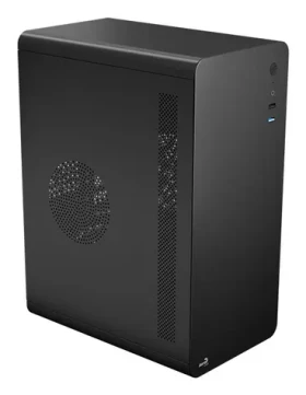 Aerocool CS-110 černá / PC skříň / Micro ATX / Mini-ITX / 1x USB 3.0 / 1x USB 2.0 / bez zdroje (ACCS-PC18014.11)