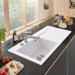 Dřezová baterie Villeroy & Boch Junis Shower, 928100LC, nerez 928100LC