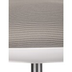 Dětská židle, výškově nastavitelná, šedá síťovina, KA-C806 GREY