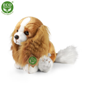 Plyšový pes kavalír King Charles španěl 28 cm ECO-FRIENDLY
