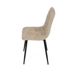 Jídelní židle, béžová, látka vintage, CT-281 CRM3