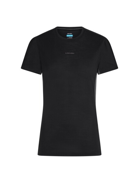 ICEBREAKER Wmns Merino 125 CL Sphe SS Tee Col Block, Black/Jet Heather/Cb (vzorek) velikost: S