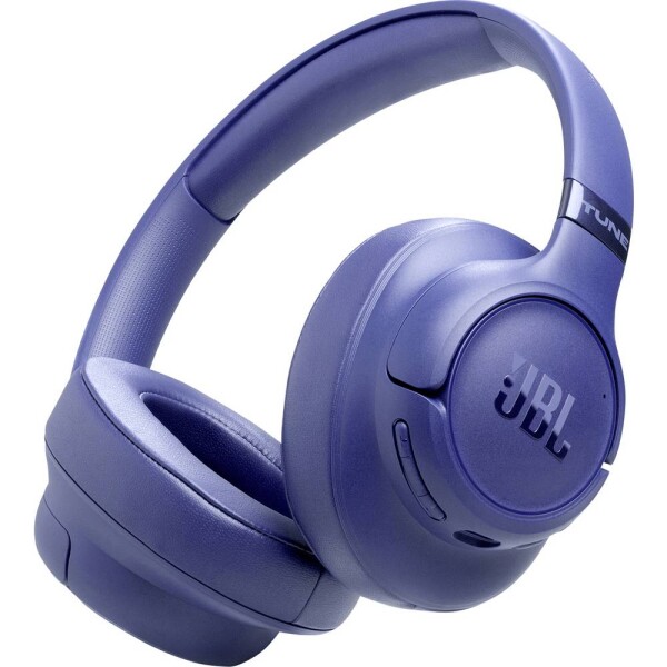JBL Tune 780 sluchátka uzavřená (Over Ear) Bez kabelu, Bluetooth®, kabelová stereo modrá Potlačení hluku, Redukce šumu mikrofonu složitelná, regulace