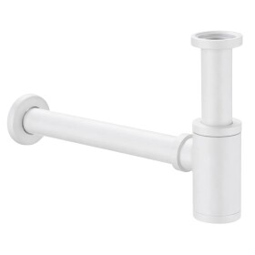 CERANO Sifon umyvadlový - 5/4" - mosaz - DN32/250 mm - bílá matná