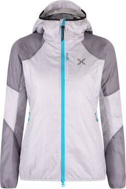 MONTURA Vertigo Hybrid Hooded Jkt Wom., Quiet Grey/Turquoise velikost: S