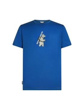 ICEBREAKER Mens Merino 150 Tech Lite SS Tee Bear Tour, Lazurite (vzorek) velikost: M