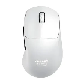 Cherry Xtrfy M64 Pro Wireless bílá/černá / Bezdrátová herní myš / Optická / 26000 DPI / 8000 Hz / 2.4 GHz (CX-M64W-PRO-WHITE)