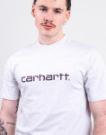 Tričko Carhartt WIP S/S Script T-Shirt Ash Heather/Cozy Purple