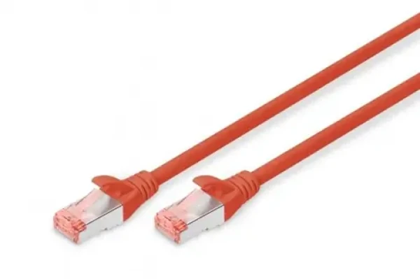 Digitus Cat6 S/FTP červená / Patch kabel / 1 m / RJ-45 / AWG 27/7 / LSZH (DK-1644-010/R)