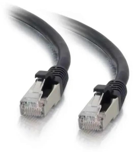 Mercodan CAT6A černá / Patch kabel / S/FTP / 0,25 m / RJ-45 (371918002)