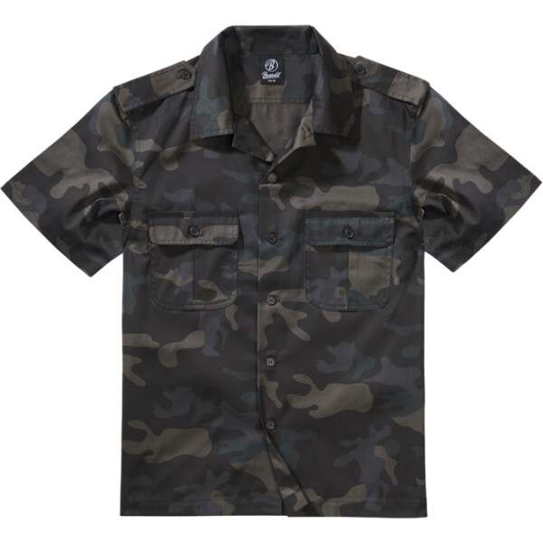Brandit Košile US Shirt Shortsleeve darkcamo 7XL