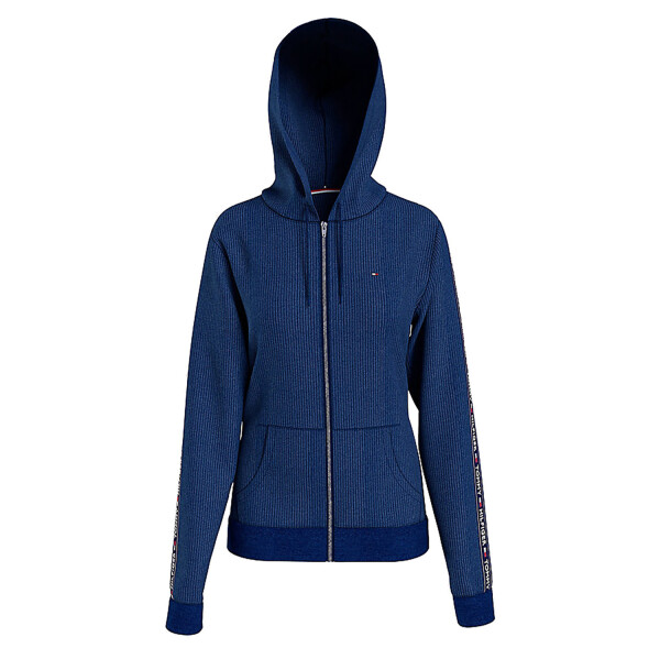 Dámská velurová mikina s kapucí UW0UW03219-DW5 - Tommy Hilfiger XS