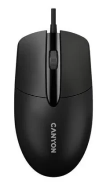 Canyon OnClick5 M-5 černá / Optická myš / 1200 DPI / 3 tlačítka / USB / 1.5 m (CNE-CMS5)
