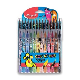 Maped Color'Peps Monster sada 27 ks, 12 fixů a 15 pastelek