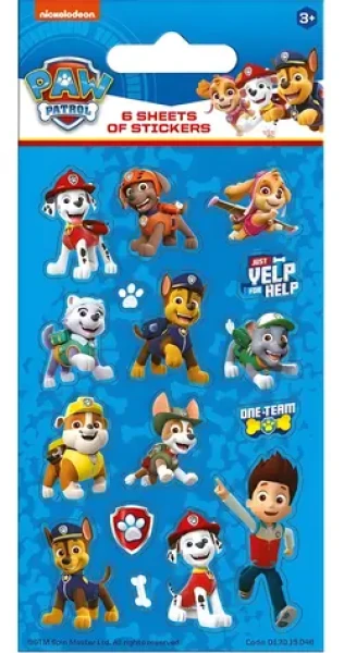NICKELODEON Samolepky Tlapková patrola modré