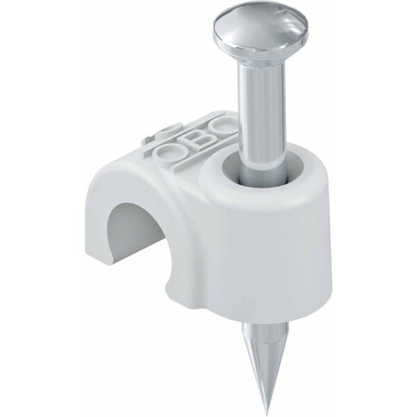 OBO Bettermann 2227460 Spona na hřebíky 200 ks šedá