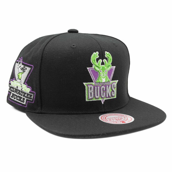 Mitchell & Ness Pánská kšiltovka Milwaukee Bucks NBA Neon Tropical Snapback