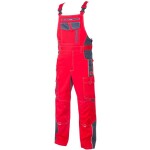 Montérkové kalhoty VISION H9158 laclové červeno-šedé 170 cm 58 červeno-šedé
