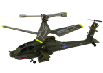 Mamido Vojenský vrtulník Apache na dálkové ovládání R/C Syma S109H khaki