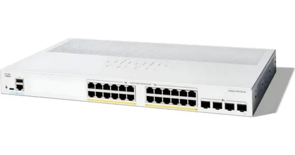 Cisco Catalyst C1200-24P-4X / Switch / 24x GLAN / 4x SFP+ / PoE+ 195W / Do racku (C1200-24P-4X)