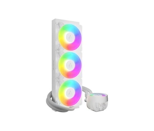 ARCTIC Vodní chladič Liquid Freezer III 360 Pro ARGB, 3x120mm, AM5, LGA1851, bílá EDF_523294