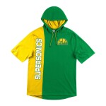 Mitchell & Ness Pánská mikina Seattle SuperSonics NBA Split Short Sleeve Hoodie Velikost: S