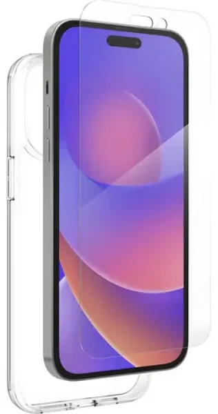 ZAGG Defence Bundle iPhone 14 Pro Max průhledná / Ochranný set / Zadní kryt a tvrzené sklo (302010175)