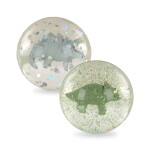 Konges Sløjd Třpytivý hopík Glitter Dino – set 2 ks, zelená barva, plast