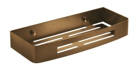 Gedy - SMART polička do sprchy, 300x45x128, měď mat 241782