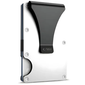 Tech-Protect Thorn stříbrná / Peněženka / RFID ochrana karet