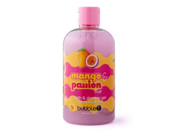 Bubble T Mangovo-marakujový sprchový gel a pěna do koupele Smoothie 500 ml