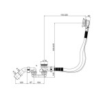 VILLEROY & BOCH - Odpadová a přepadová souprava, alpská bílá U909604-01
